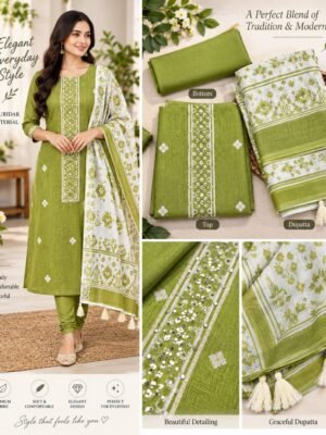 Linen Art Suit Material