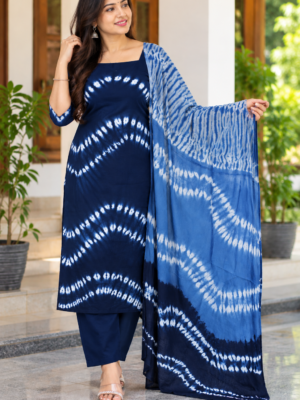 Premium Cotton Unstitched Salwar Suit Set
